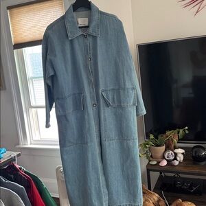 Rita Row Long Denim Coat